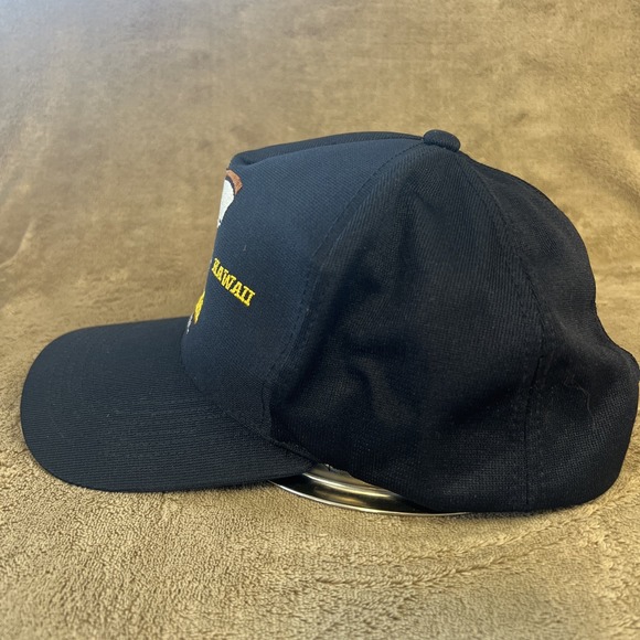 NorthStar Battleship Missouri Memorial Black Embroidered Snapback Trucker USA - Picture 5 of 8